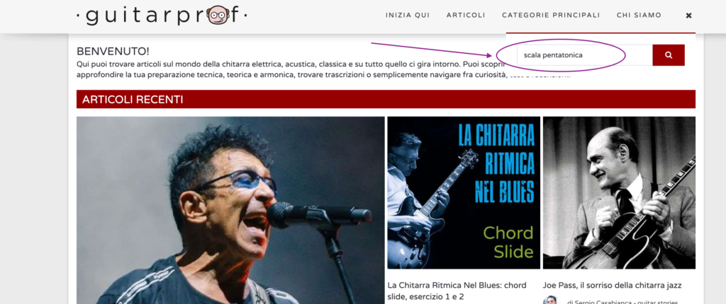 Ricerca articoli su Guitar Prof